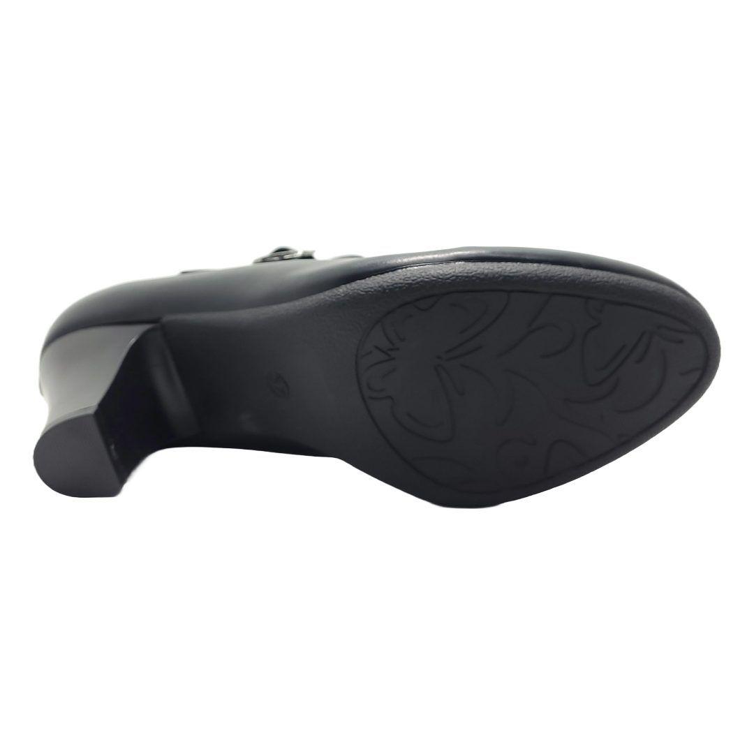 ZAPATOS DE CUECA BONNY FRANCO NEGRO MUJER | 384-0141-3