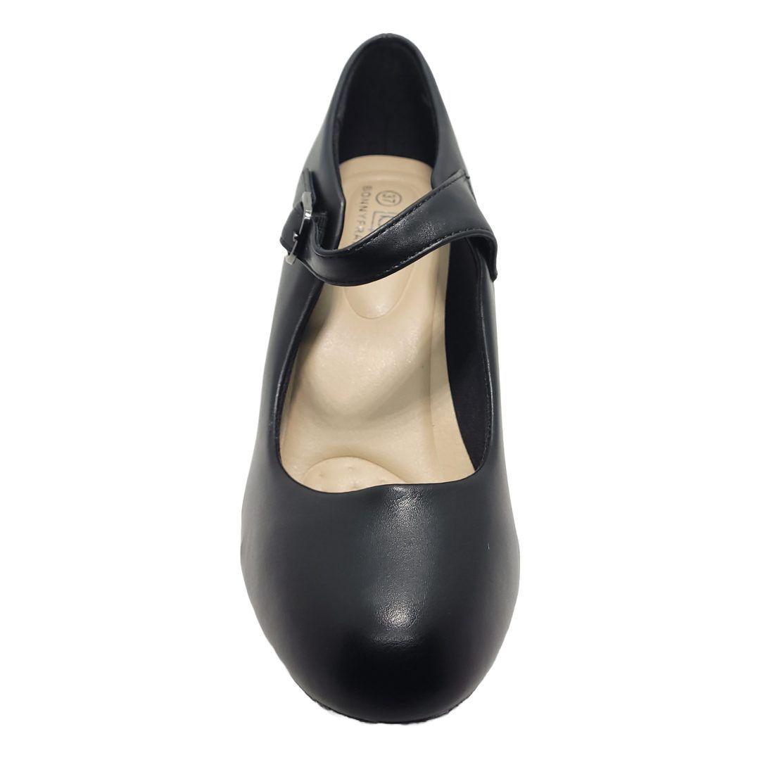 ZAPATOS DE CUECA BONNY FRANCO NEGRO MUJER | 384-0141-4
