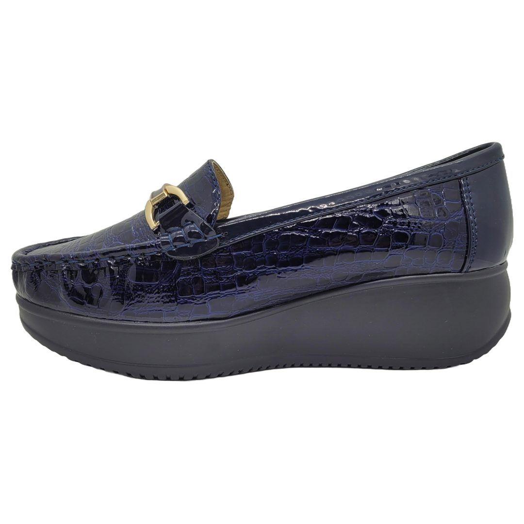 MOCASINES HUALUNAOTE AZUL MARINO | H-123-1