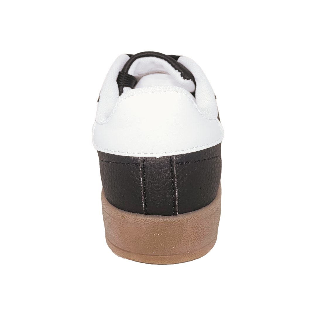 ZAPATILLAS SKATER URBANAS NEGRO/BLANCO MUJER | 772-0500-4