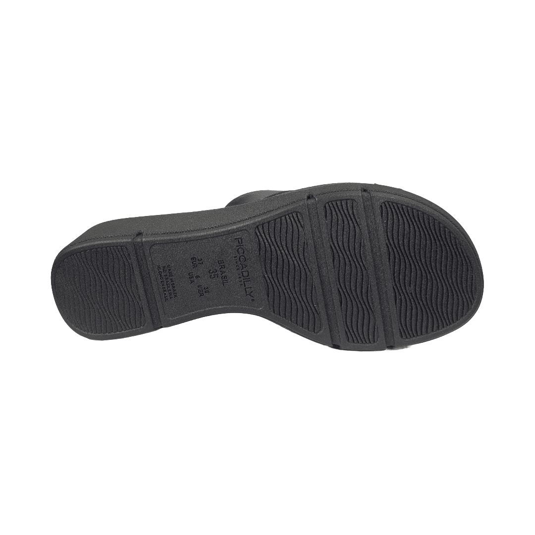 SANDALIAS PICCADILLY NEGRO CASUAL MUJER | VU5310T-4