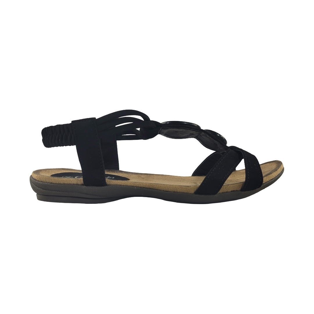 SANDALIA CHALADA NEGRO MUJER | 13-ANATOMIC69-0