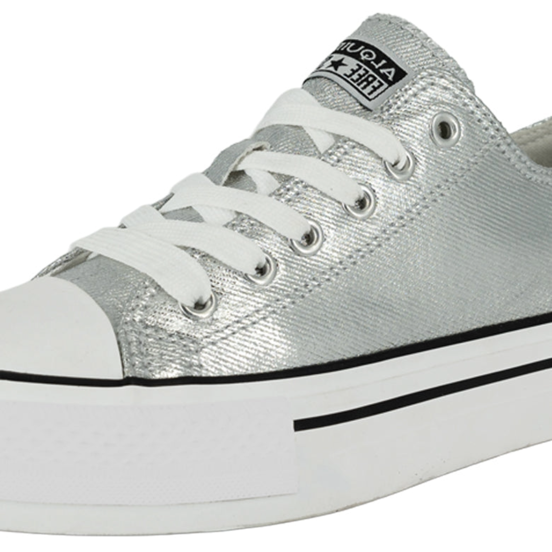 ZAPATILLAS URBANAS ALQUIMIA PLATEADO MUJER 5881-21-2