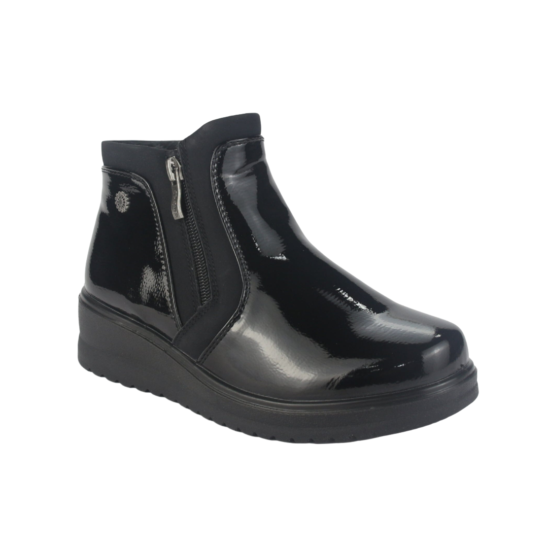 BOTINES CHALADA NEGRO CHAROL MUJER 36-RAYO-3-2