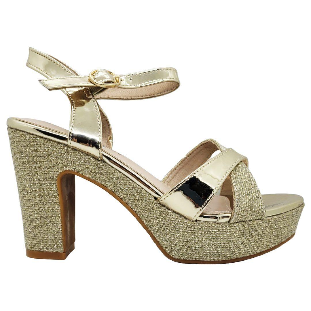 SANDALIA DE FIESTA HUALUNAOTE GOLD | R126-0