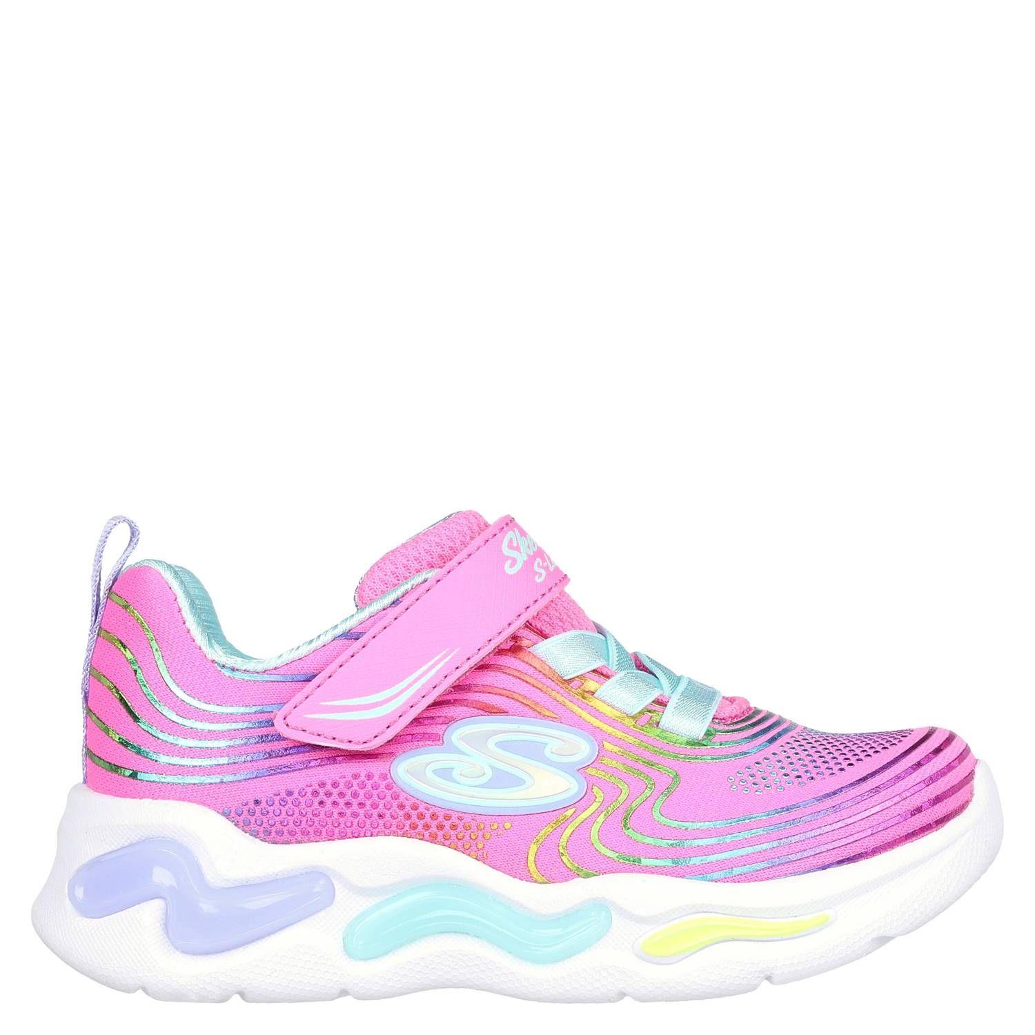 Zapatillas Skechers S Lights Wavy Beams Bebes 302338N-PKMT-1