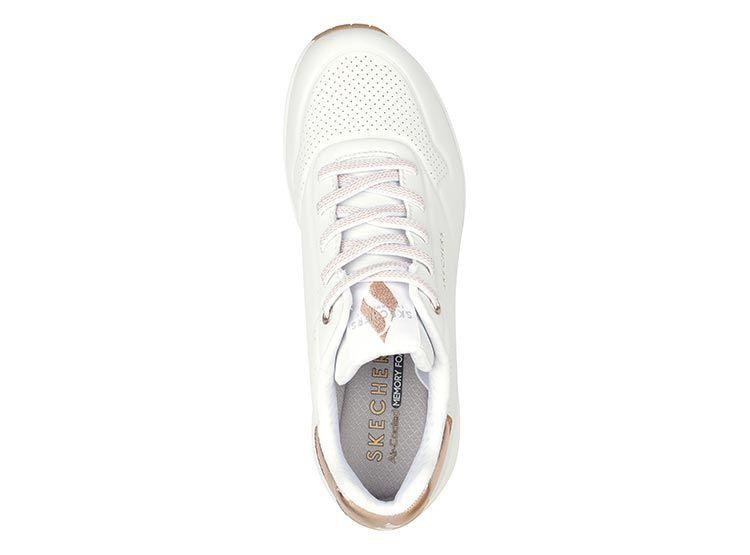 ZAPATILLAS SKECHERS UNO SHIMMER AWAY 155196-WHT-1