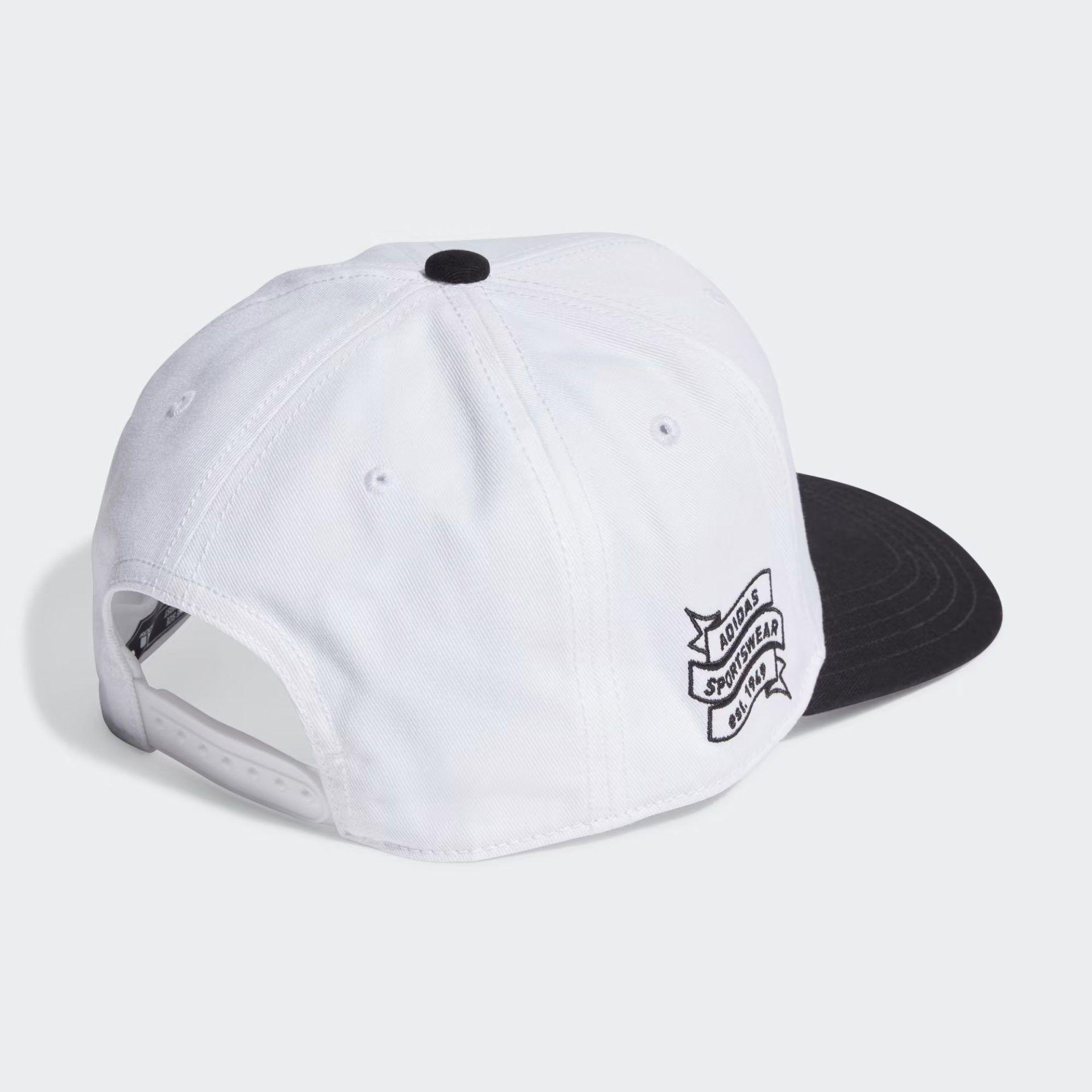 GORRO JCOKEY SNAPBACK ADIDAS LOGO BLANCO/NEGRO | IK8360-1