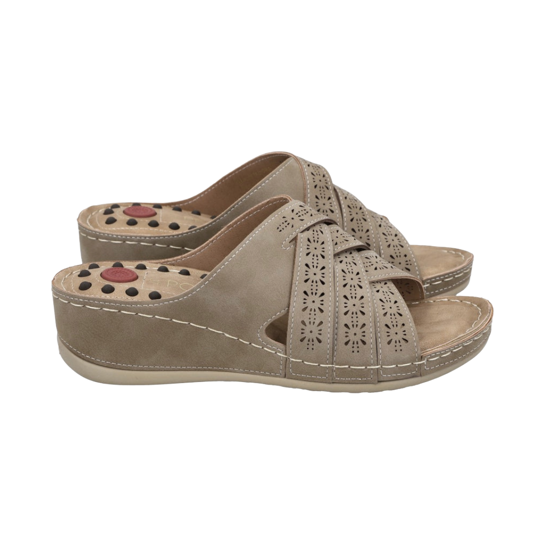 SANDALIAS POLICE TAUPE MUJER PO-POS25Y086-2