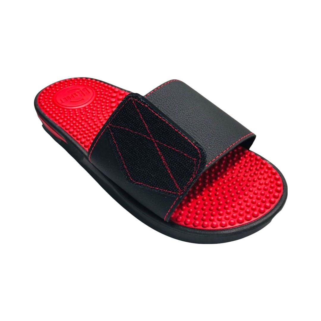 Sandalias tipo Slides Negro/Rojo Br Sport 2254.102.13958.53460-2