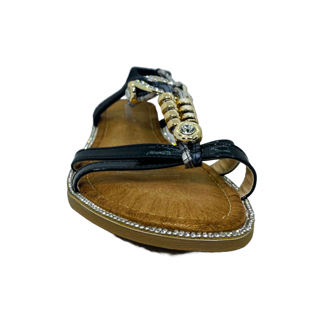 SANDALIAS DE FIESTA BONNY FRANCO BLACK | 301-8016-2