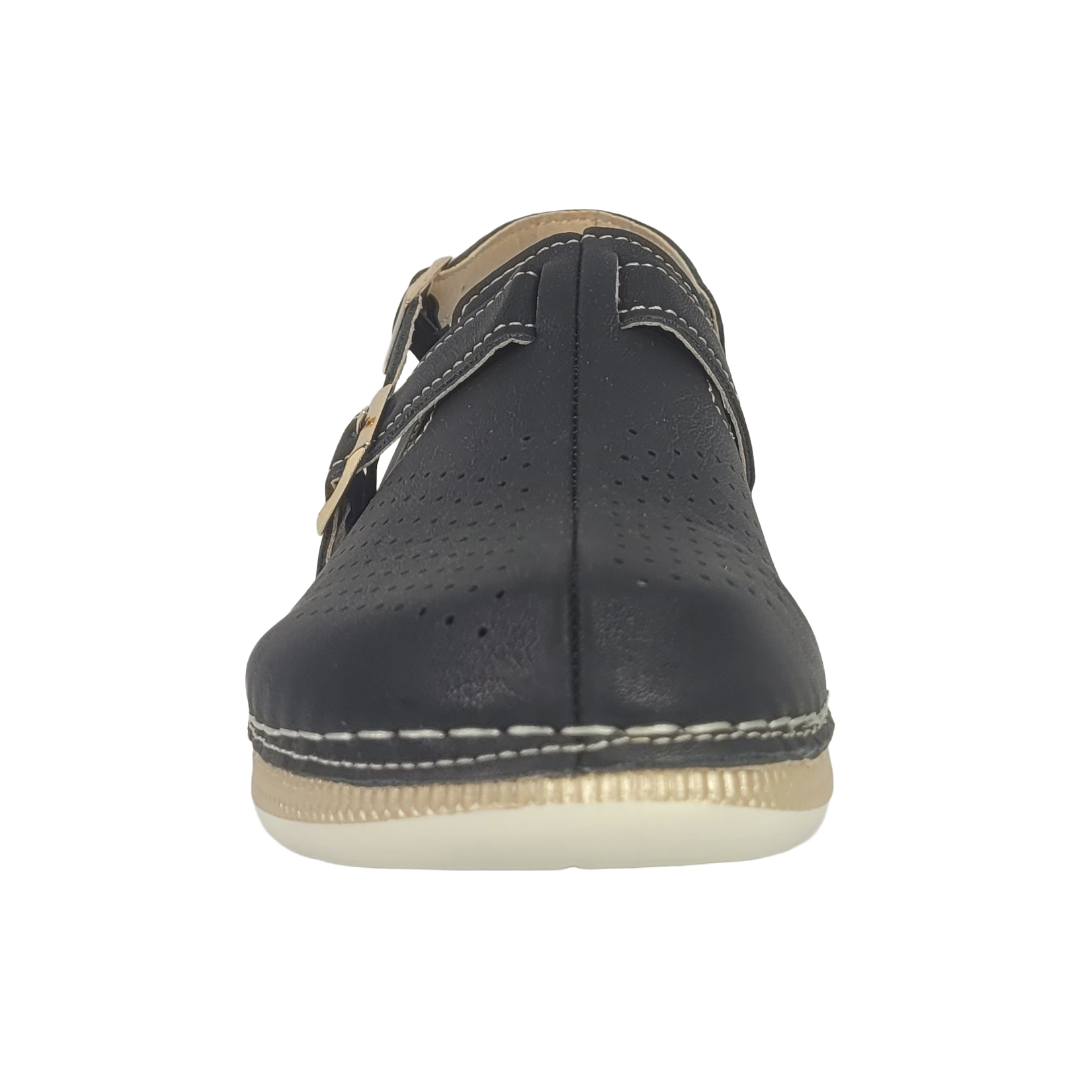 SANDALIAS BY PASS NEGRO MUJER Y0877-1A-2
