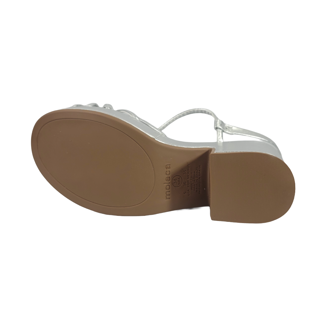 SANDALIAS DE FIESTA MOLECA PLATEADO MUJER | 5549.110.30838-41 1-4