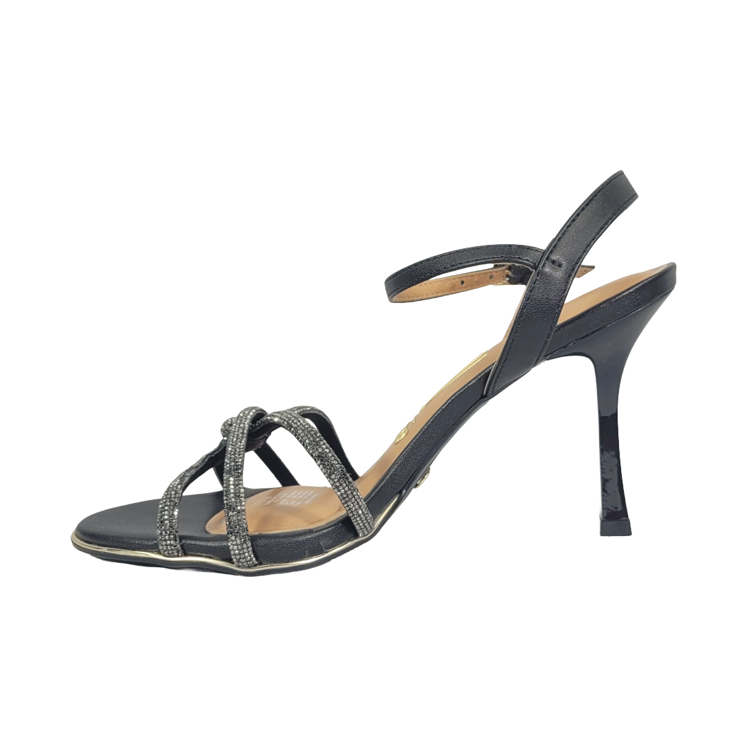 SANDALIAS DE FIESTA VIZZANO NEGRO MUJER | 6552.103.30100-103698-3