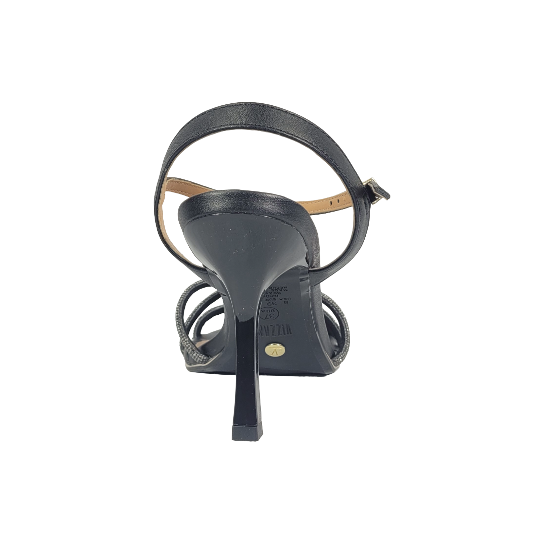 SANDALIAS DE FIESTA VIZZANO NEGRO MUJER | 6552.103.30100-103698-4