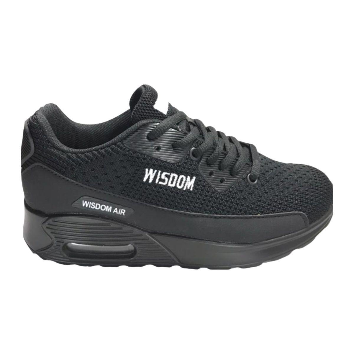 ZAPATILLAS WISDOM NEGRO W035-1