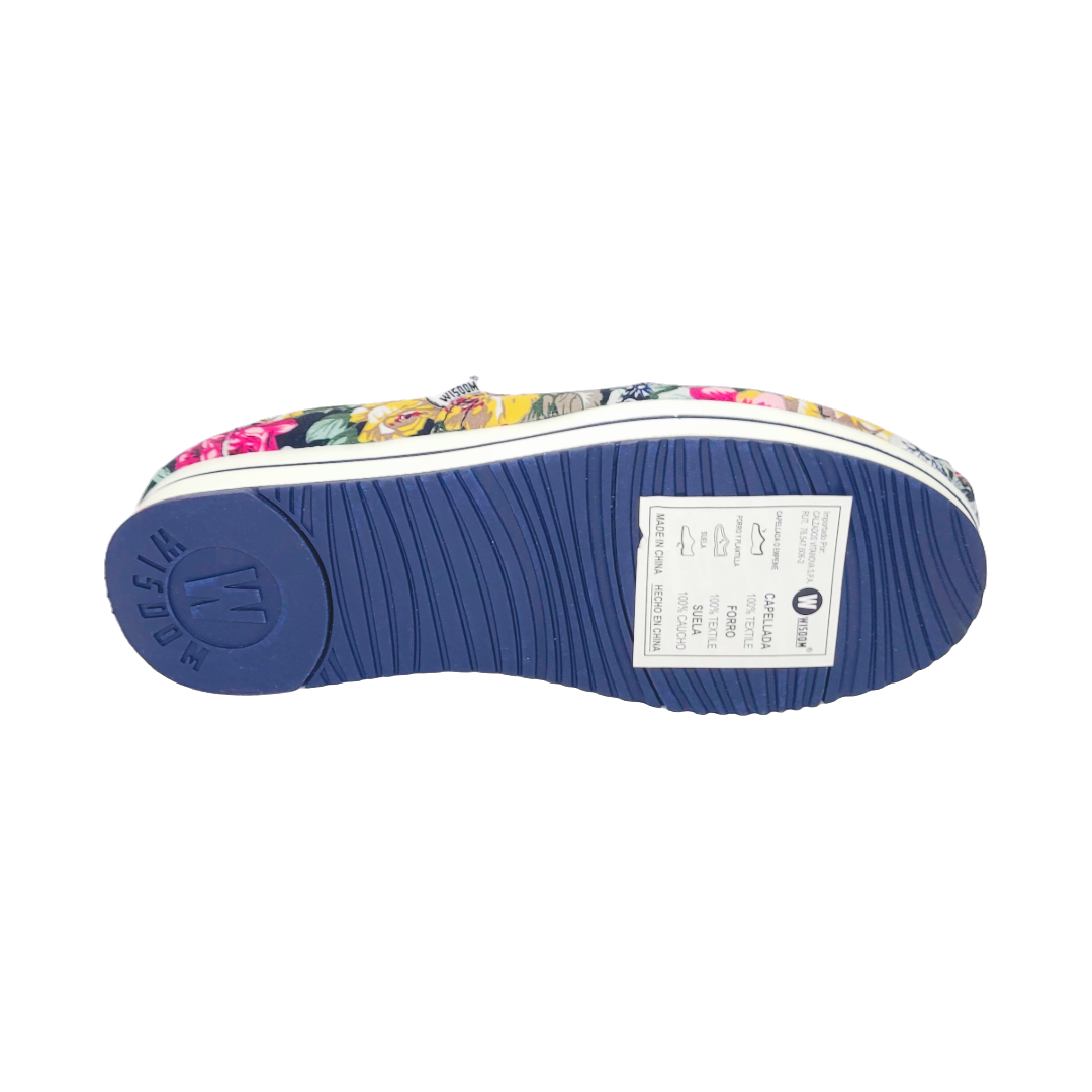 ALPARGATAS WISDOM FLOREADO PURPLE MUJER | W-010-4