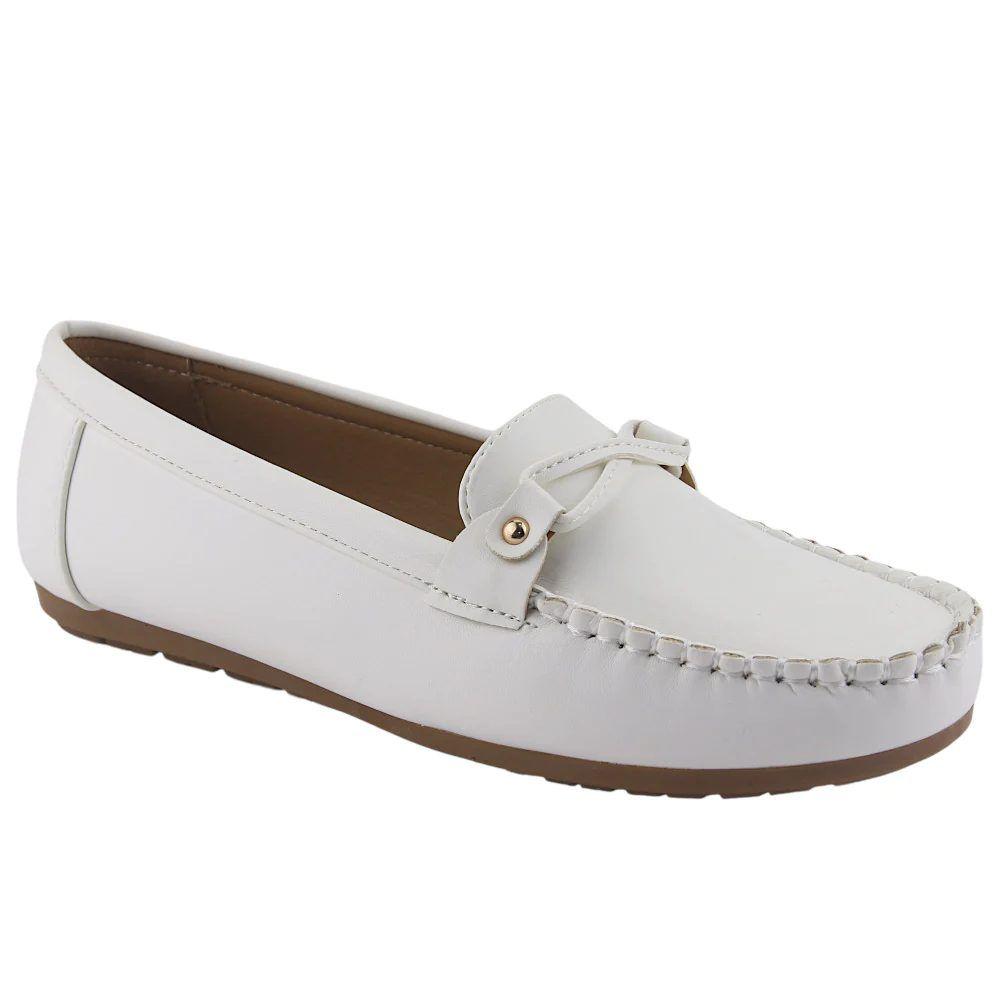 MOCASIN CHALADA BLANCO PLANO 15-CUSCO-30-0