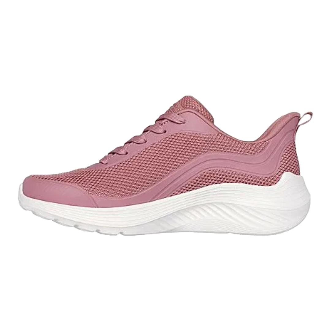 ZAPATILLAS SKECHERS BOBS SQUAD WAVES ROSADAS | 117483-ROS-3
