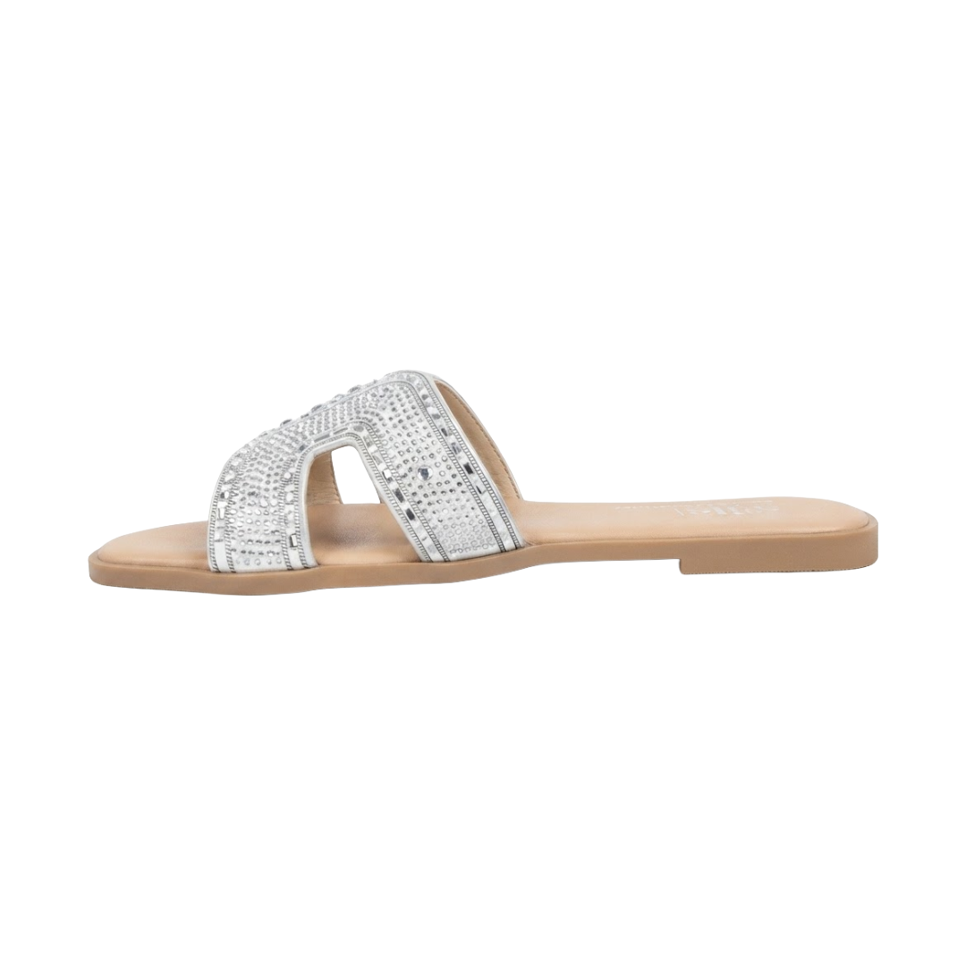 SANDALIAS BONNY FRANCO PLATA MUJER | 384-0047-3