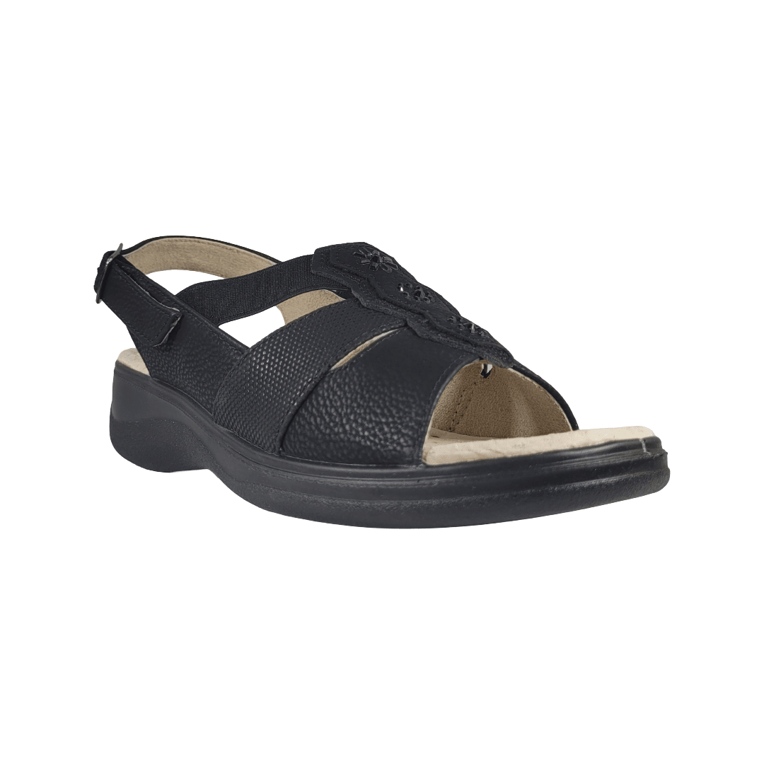 SANDALIAS PASSER NEGRO CASUAL MUJER | 020-1