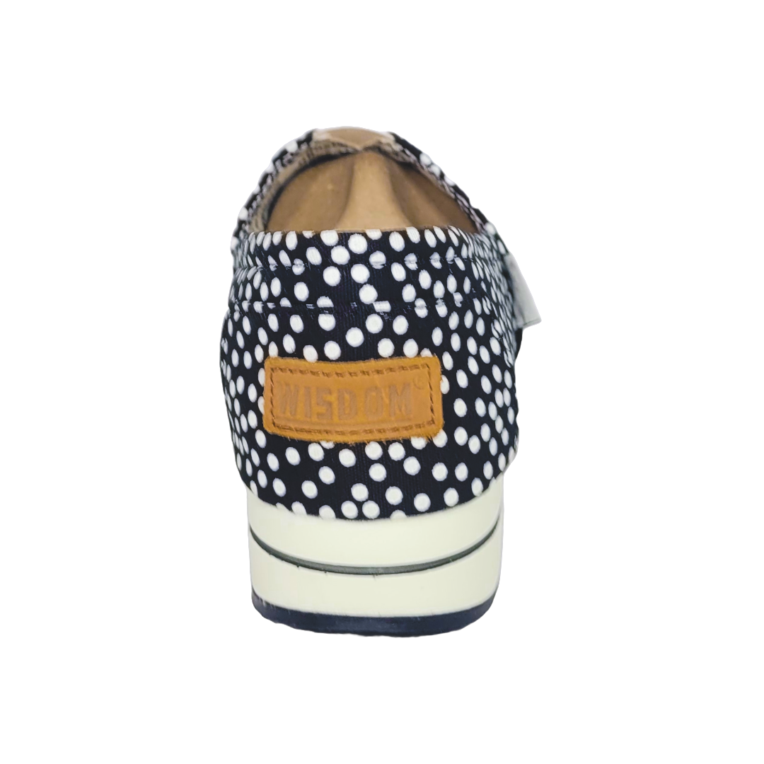 ALPARGATAS WISDOM CIRCULOS NEGROS MUJER | W-010-3