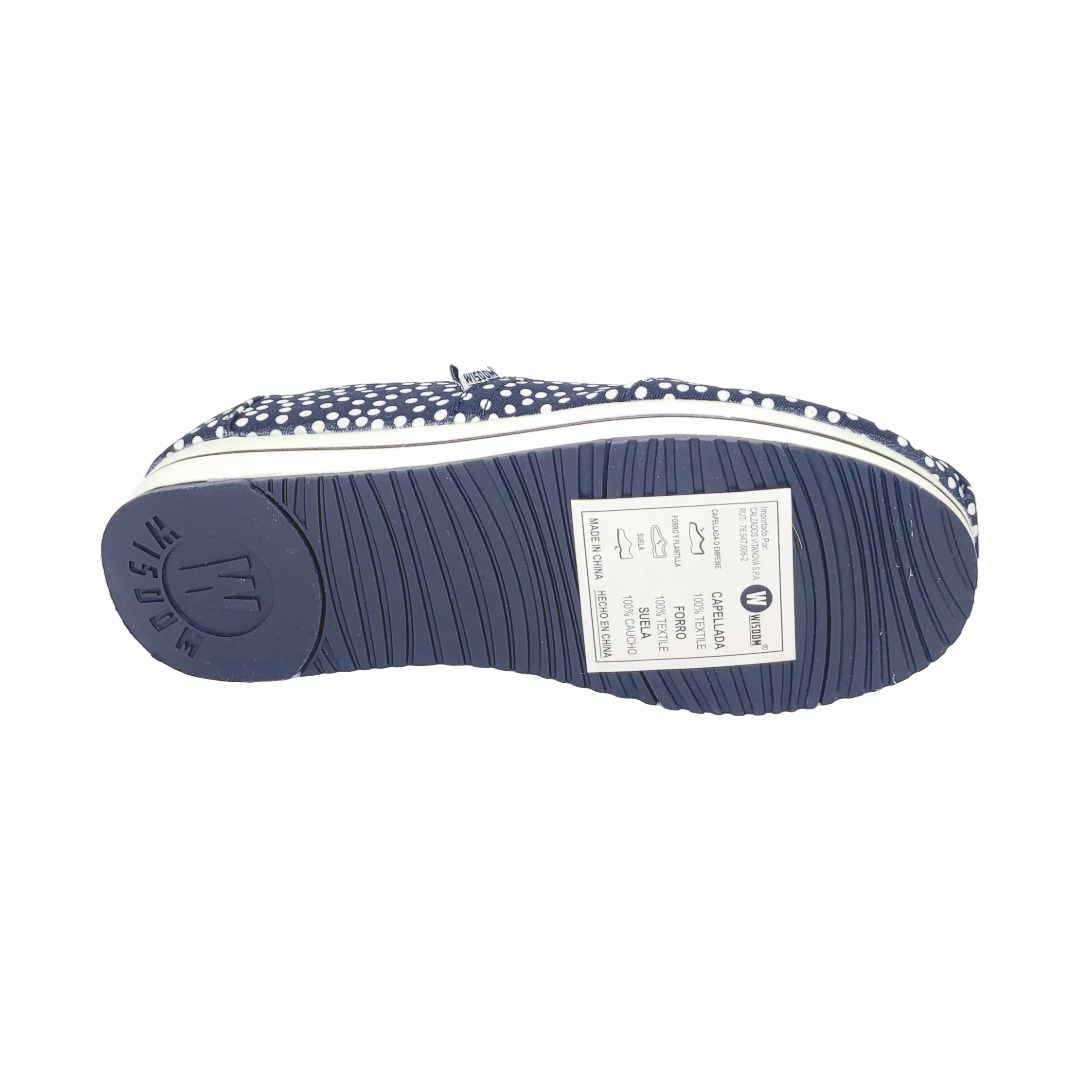 ALPARGATAS WISDOM CIRCULOS NEGROS MUJER | W-010-4