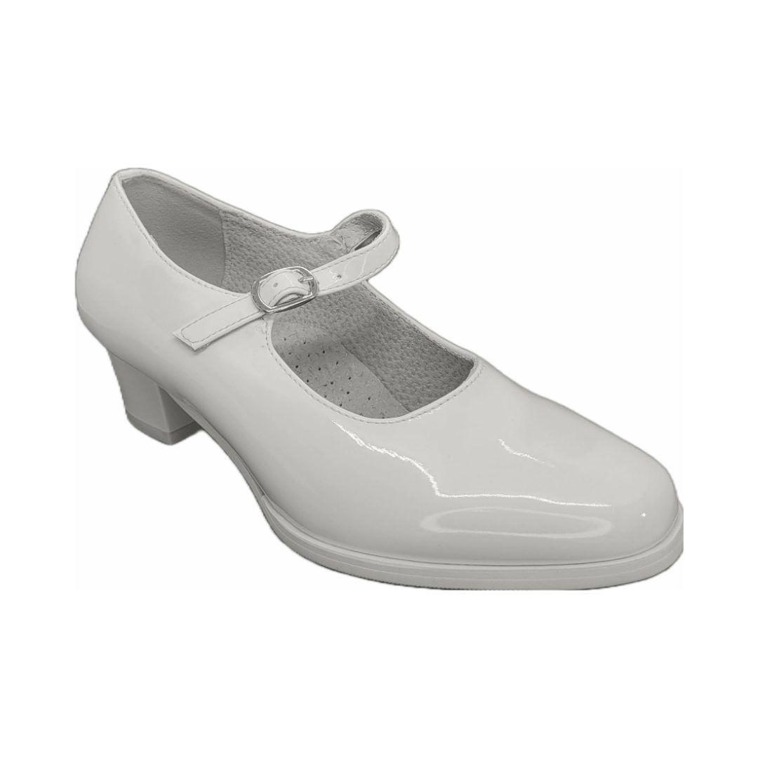 ZAPATOS ALQUIMIA DE CUECA BLANCO CHAROL 3073-0