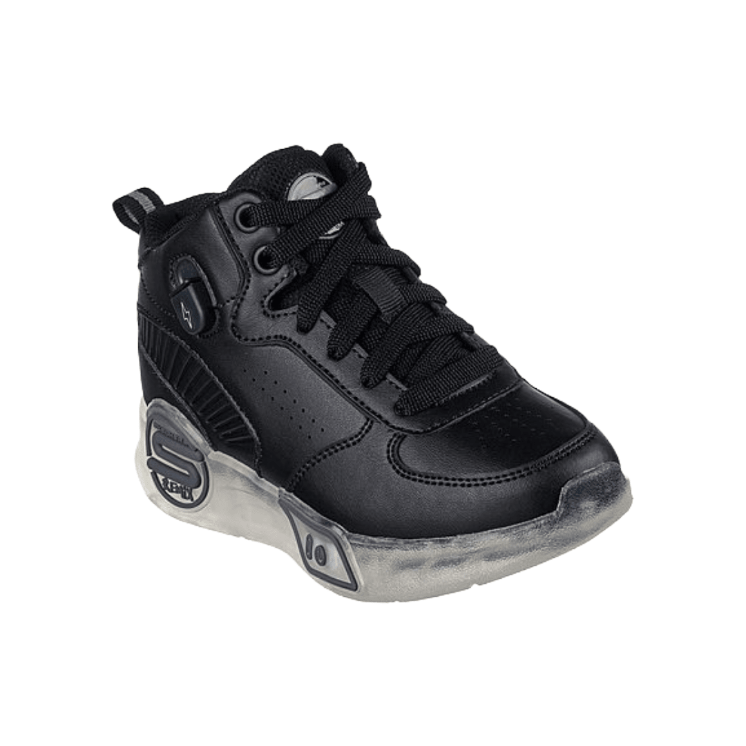 ZAPATILLAS URBANAS SKECHERS LIGTHS REMIX INFANTIL 400620L-BLK-1