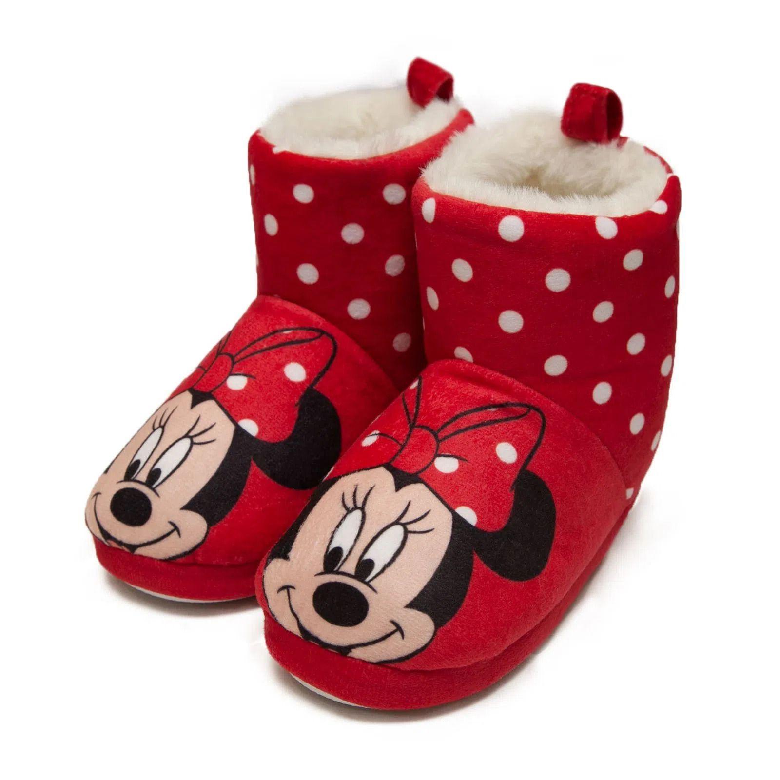 Pantufla Bota Niña Minnie Rojo Disney TBC 620880REG-0