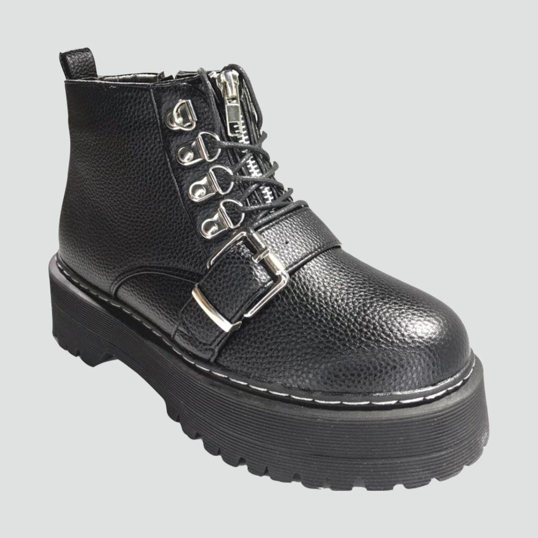 Botín Stylo BORCEGO MALVINA BLACK KX194636BK-0