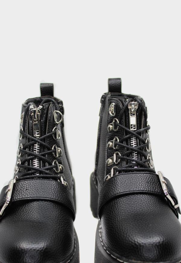 Botín Stylo BORCEGO MALVINA BLACK KX194636BK-2