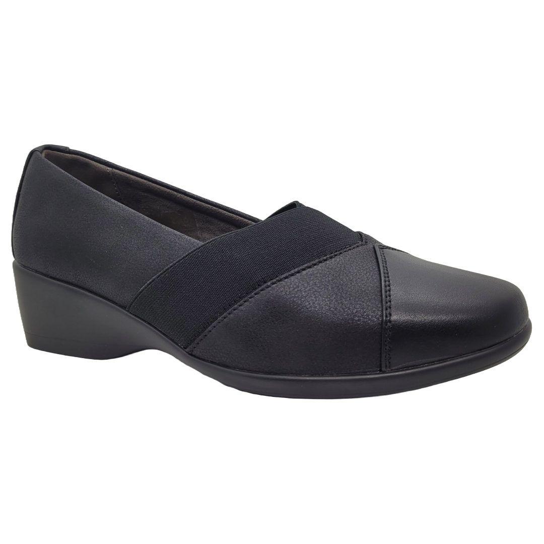 ZAPATOS DE VESTIR CON TACÓN HUALUNAOTE NEGRO | A07757-1-2