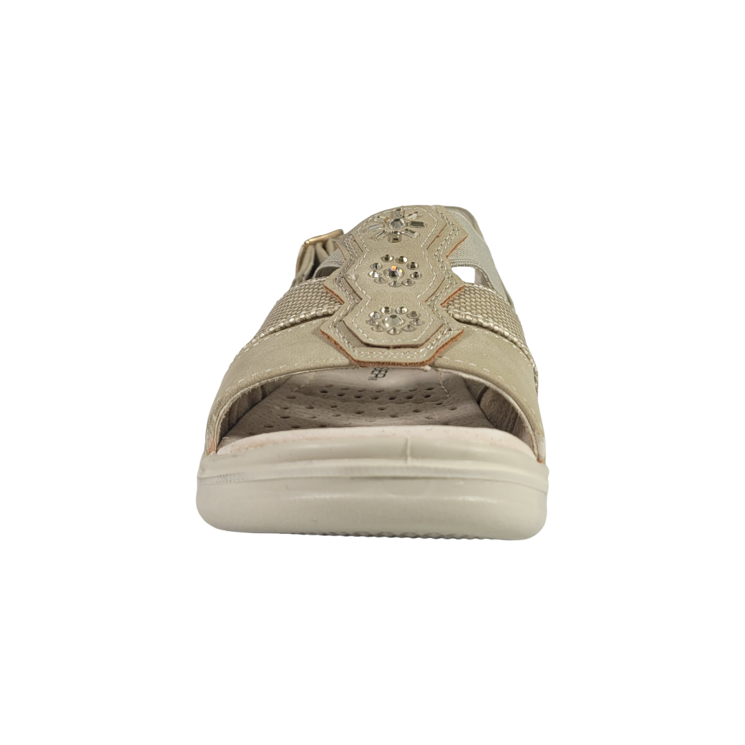 SANDALIAS PASSER BEIGE MUJER | 020-2