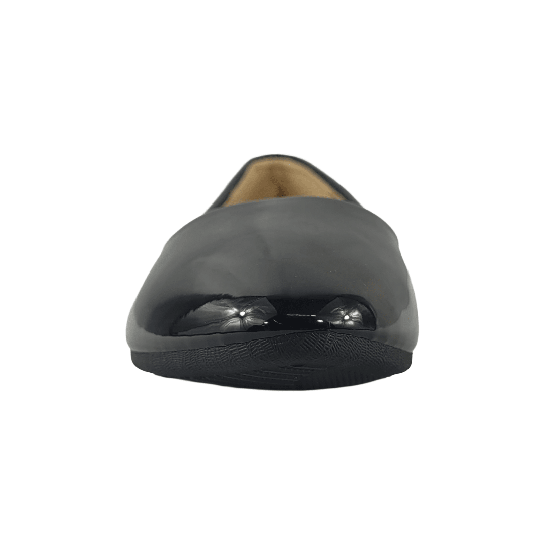 BALLERINAS HUALUNAOTE NEGRO CHAROL MUJER | HLD972-1-2