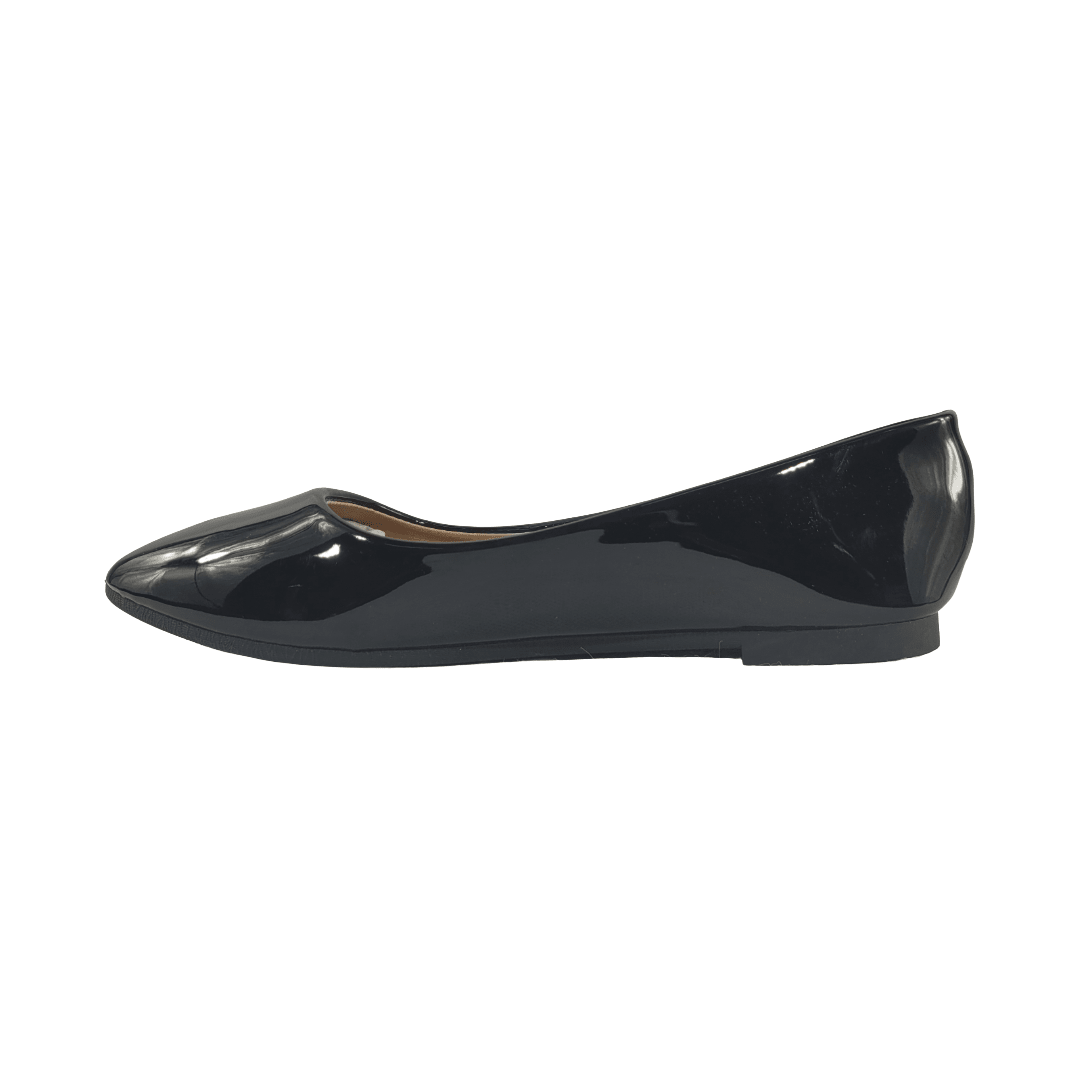 BALLERINAS HUALUNAOTE NEGRO CHAROL MUJER | HLD972-1-3