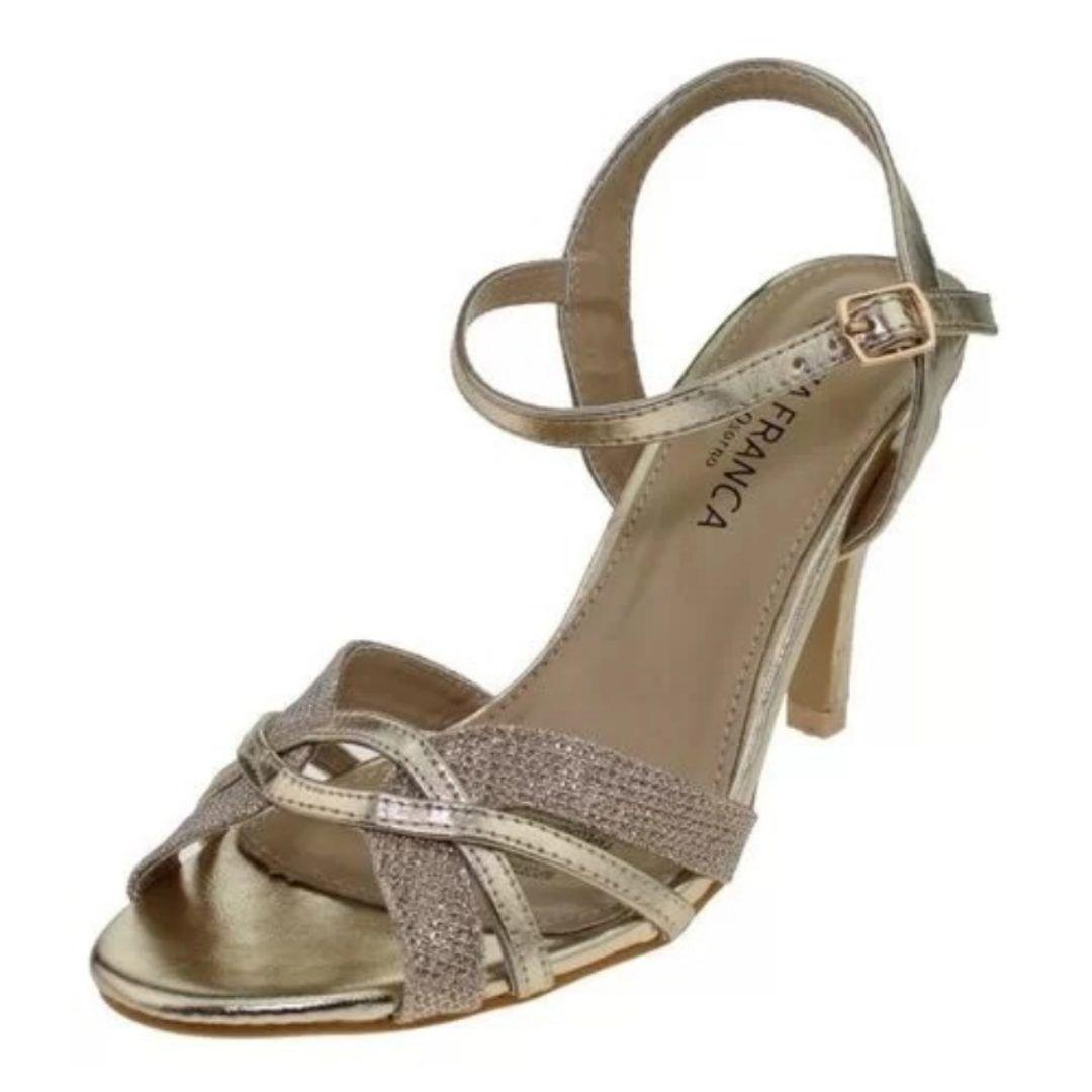 SANDALIAS VIA FRANCA DE FIESTA DORADO 5G8242-1
