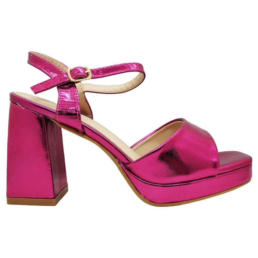 SANDALIAS DE FIESTA HUALUNAOTE FUCSIA | T2133-0