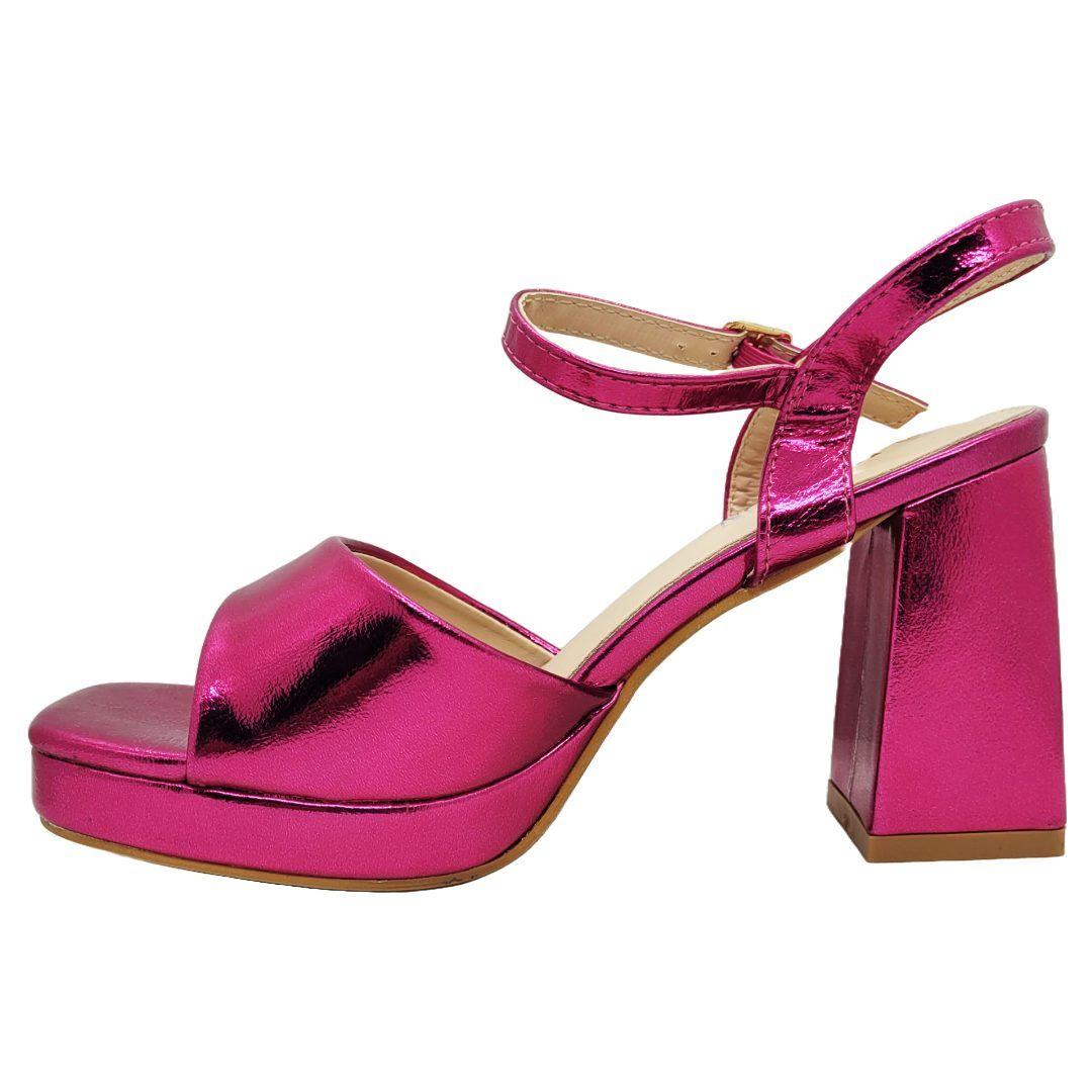 SANDALIAS DE FIESTA HUALUNAOTE FUCSIA | T2133-2