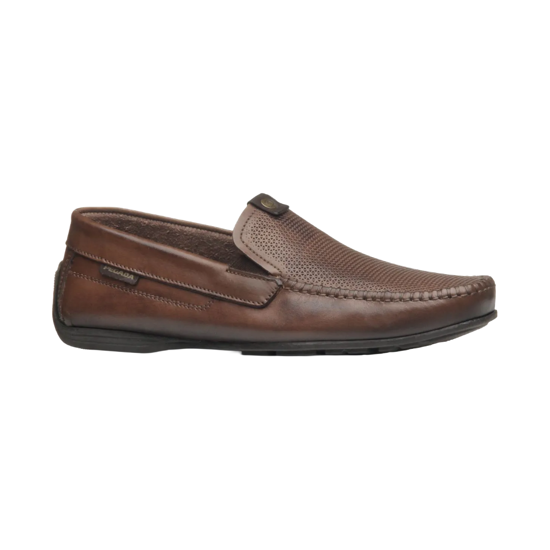 MOCASINES PEGADA CAFÉ HOMBRE 140741-01-0