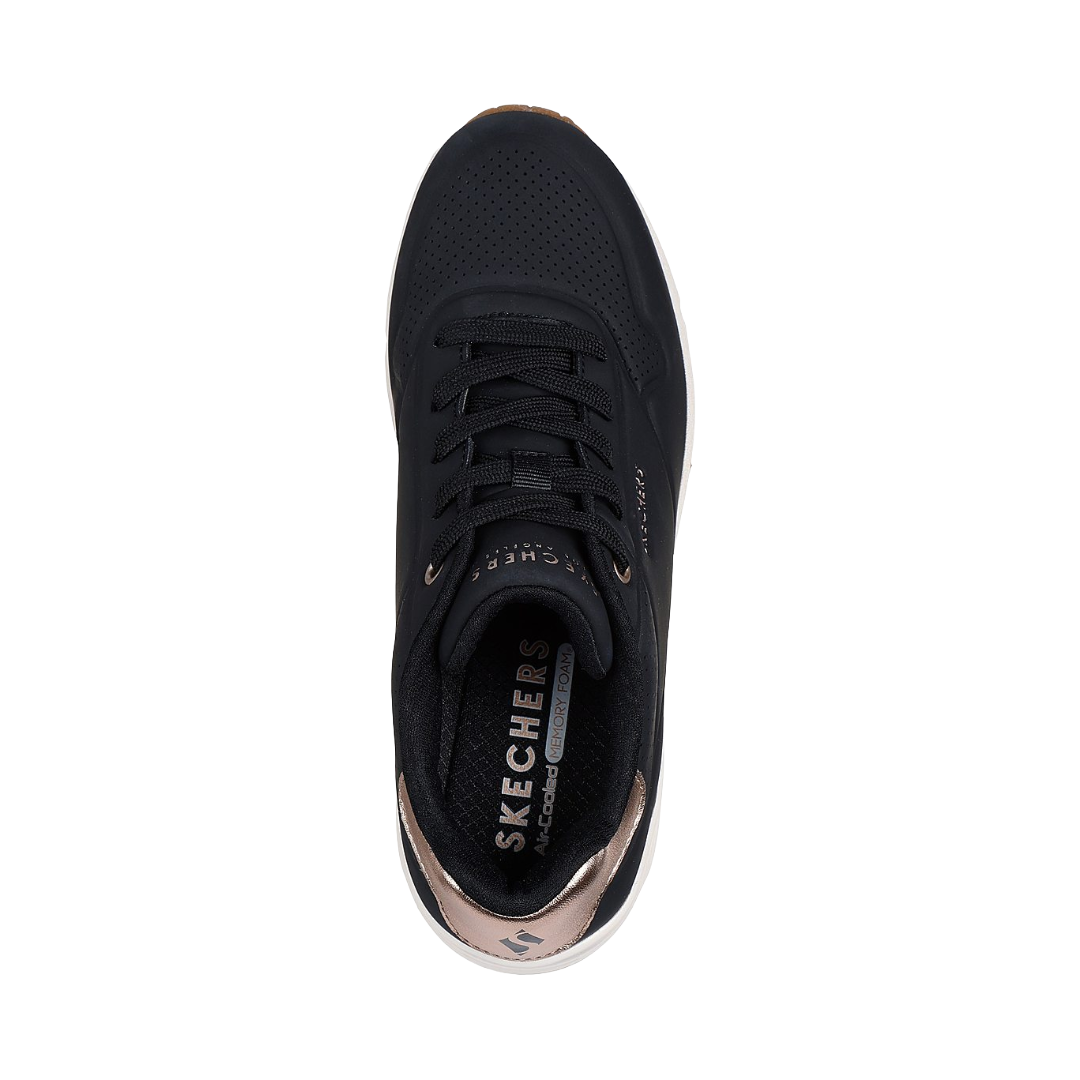 ZAPATILLAS URBANAS SKECHERS UNO WEDGE MUJER | 177520-BLK-2