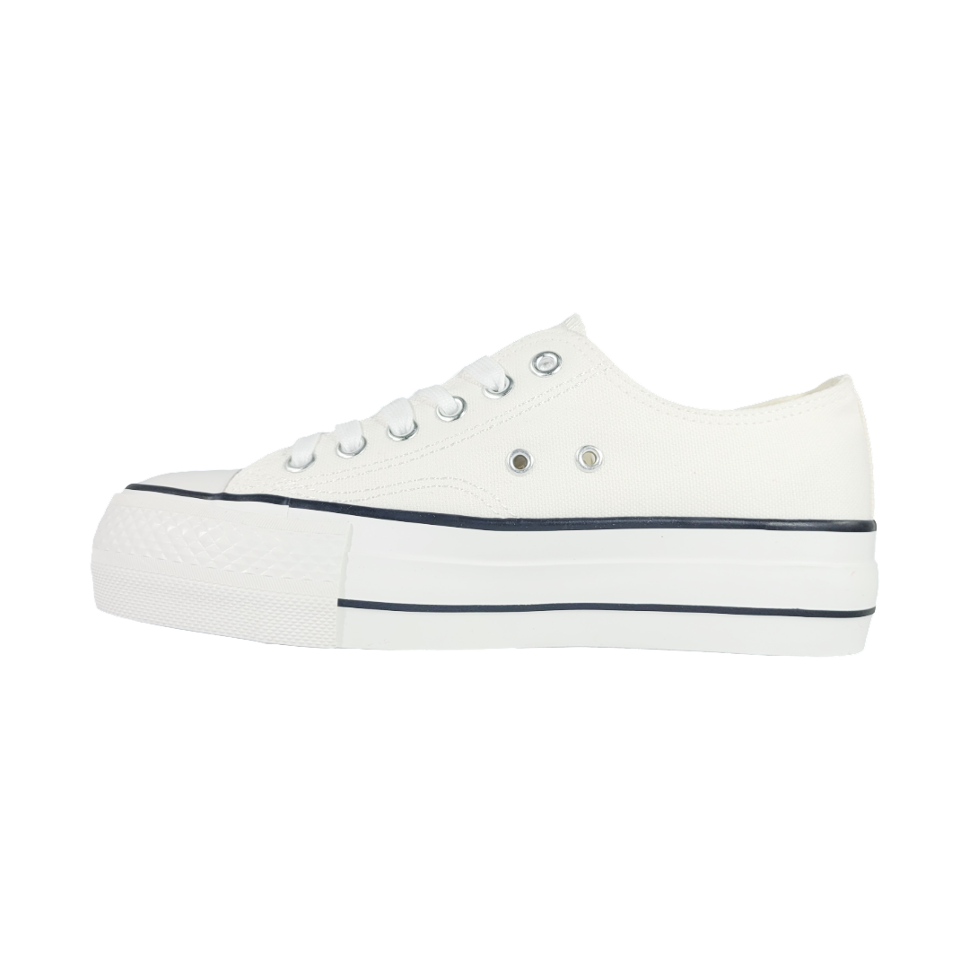 ZAPATILLAS URBANAS MD LONA BLANCO MUJER | 2J04-10-3