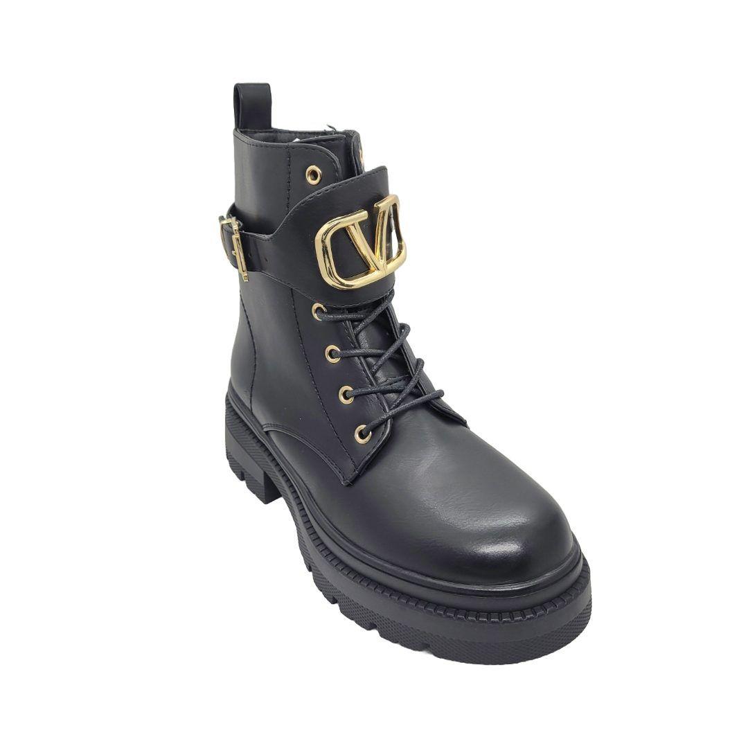 BOTINES CELINA RIGIO NEGRO 24JS05-0