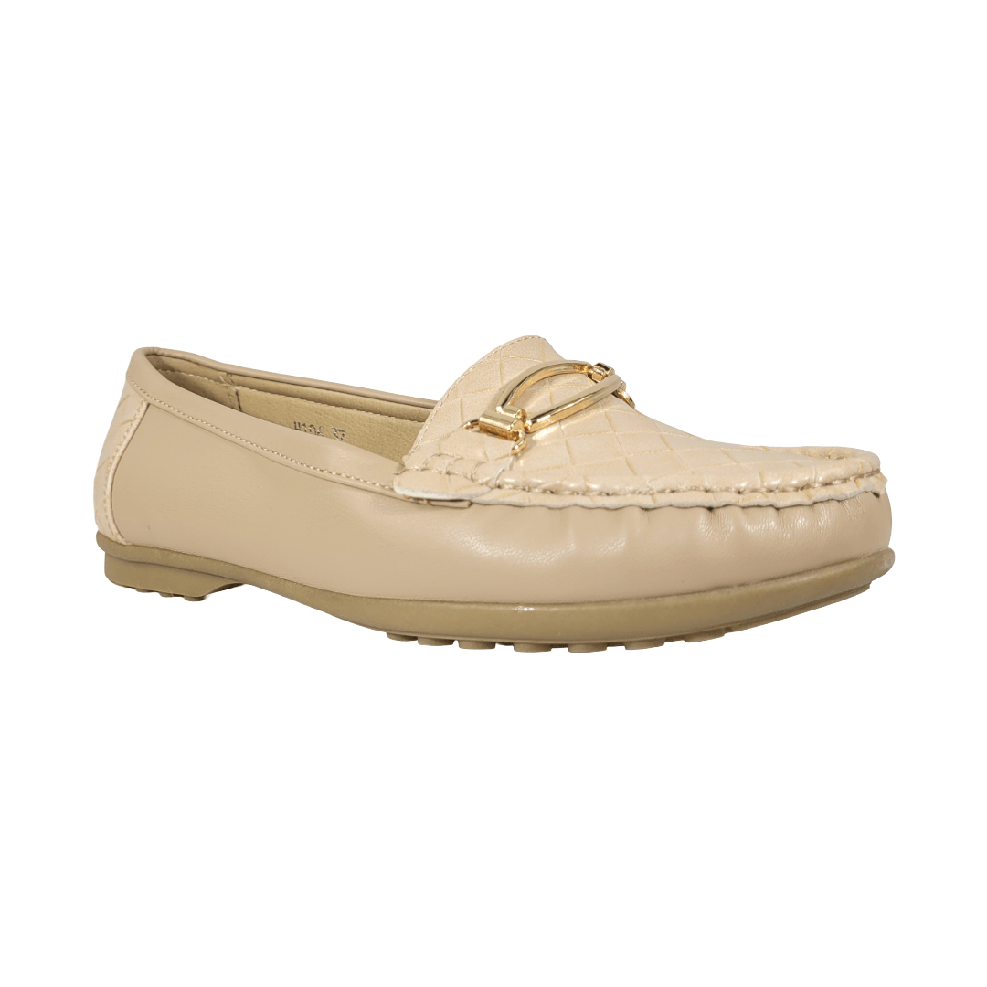 MOCASINES HUALUNAOTE BEIGE MUJER H-106-1