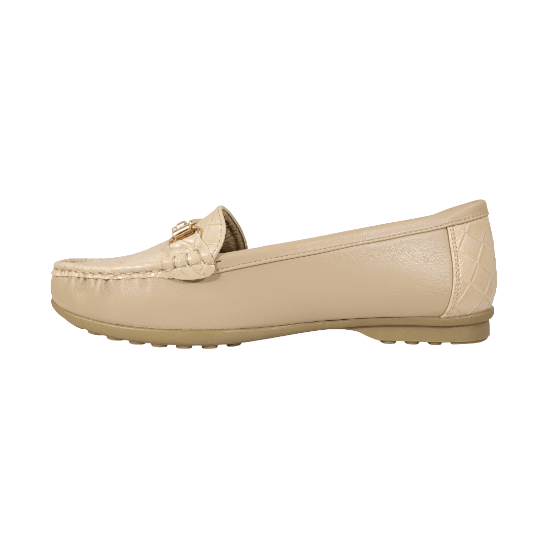 MOCASINES HUALUNAOTE BEIGE MUJER H-106-3
