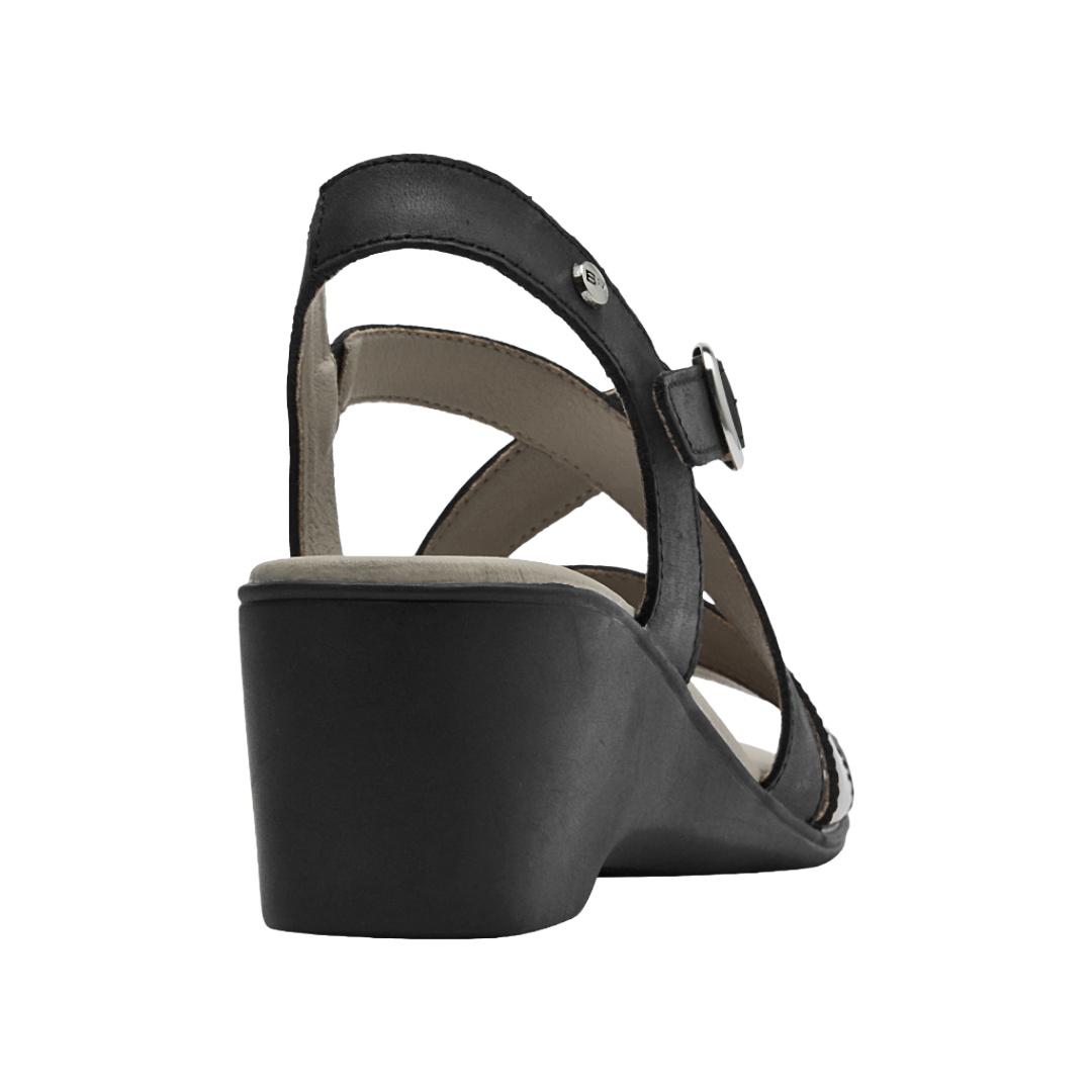 SANDALIAS BRUNO ROSSI NEGRO MUJER BRM0010-2