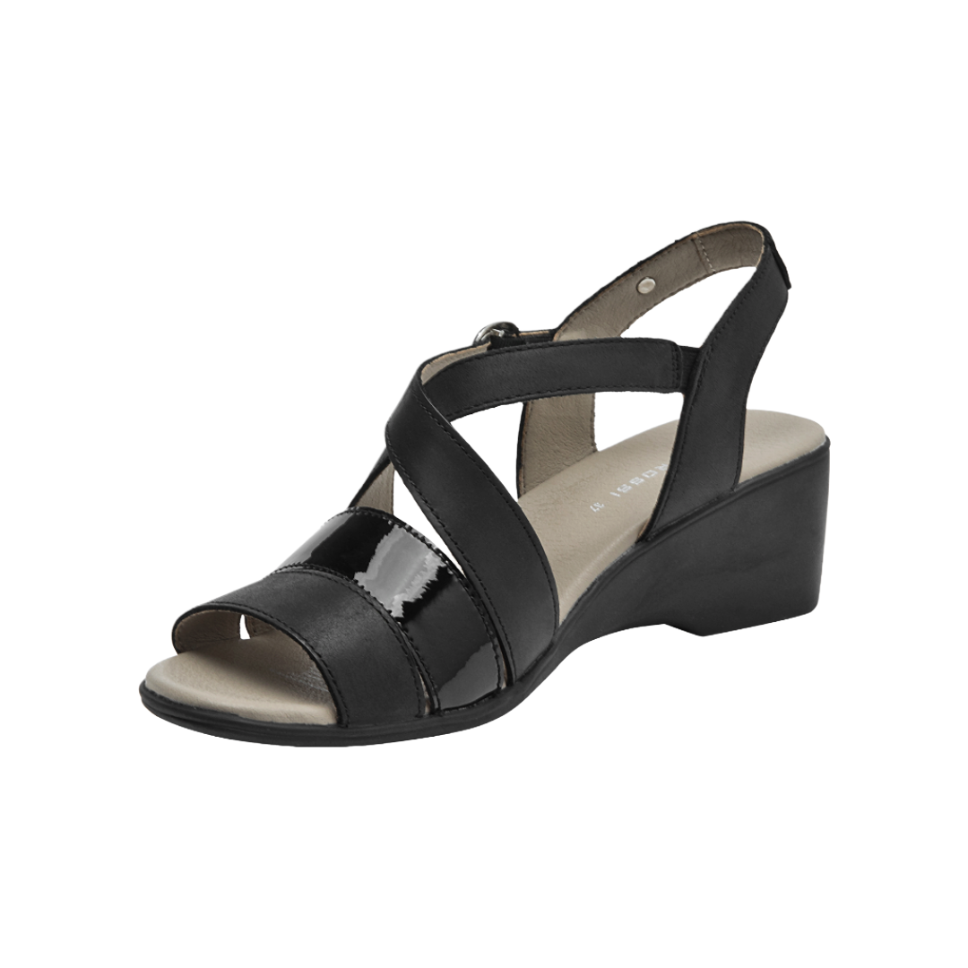 SANDALIAS BRUNO ROSSI NEGRO MUJER BRM0010-3
