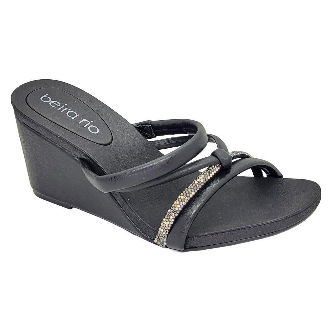 Sandalia De Fiesta Beira Rio Black -93898-0