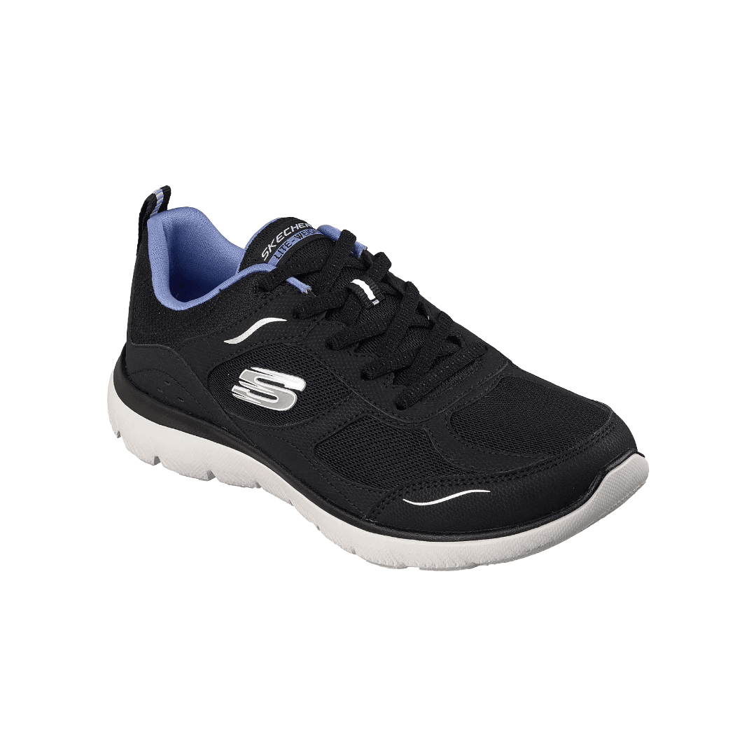 ZAPATILLAS URBANAS SKECHERS SUMMITS MUJER | 150290-BKBL-1