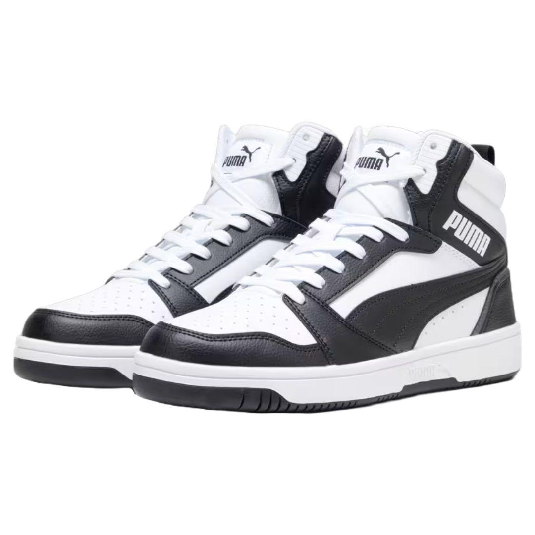 ZAPATILLAS PUMA REBOUND MID BLANCO/NEGRO | 392326 01-2